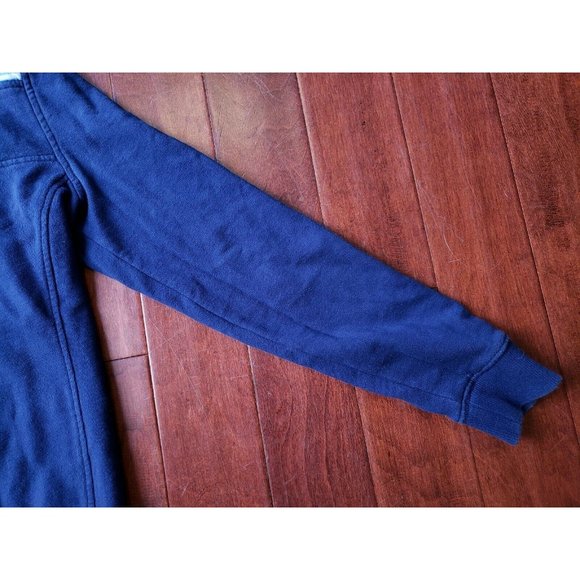 Vineyard Vines Womens Navy Blue & Stripe 1/4 Zip Pullover Shep Sweatshirt Small - Picture 5 of 12